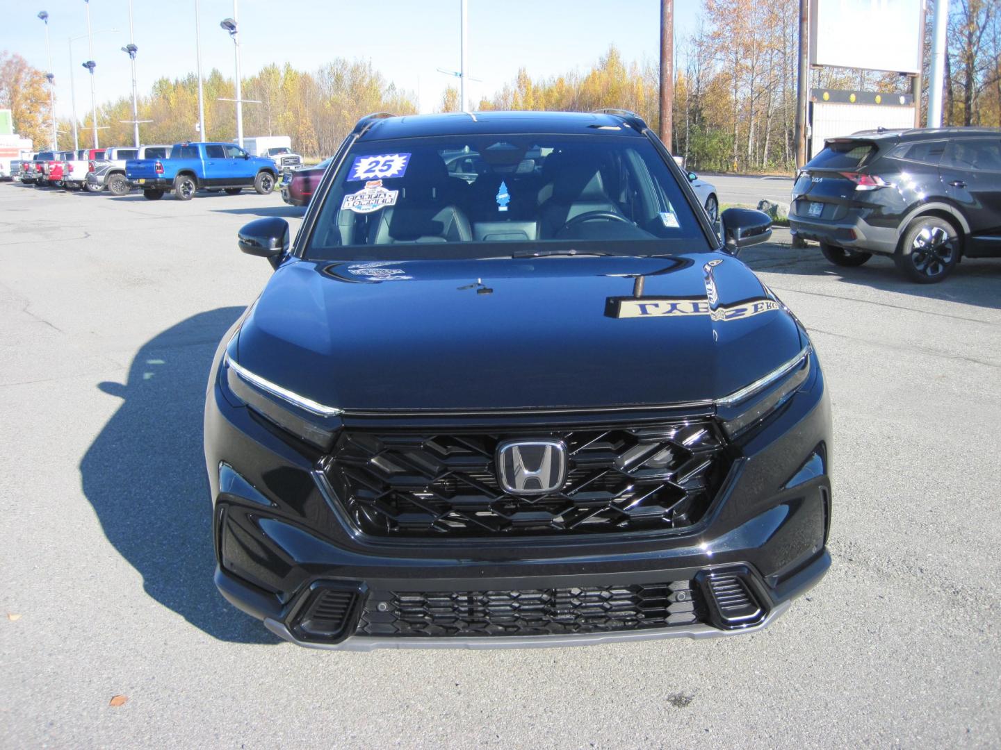 2025 black /black Honda CR-V Hybrid Sport-L AWD (5J6RS6H89SL) with an 2.0L L4 DOHC 16V HYBRID engine, CVT transmission, located at 9530 Old Seward Highway, Anchorage, AK, 99515, (907) 349-3343, 61.134140, -149.865570 - Low miles on this 2025 Honda CRV come take a test drive- Photo#2